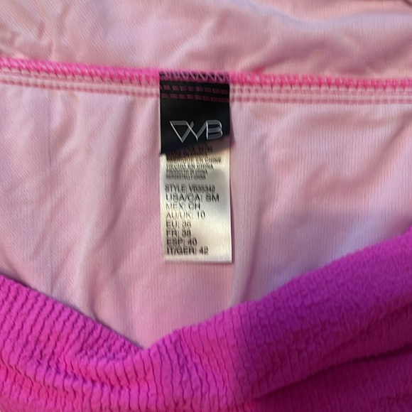 VYB Vibrant Pink Textured Bikini Bottom by RAJ - Picture 3 of 5